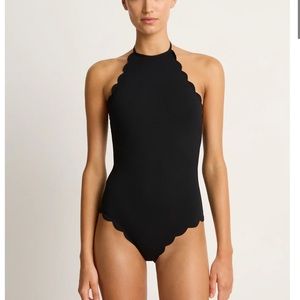 Marysia Mott Maillot Black Halter One Piece Swimsuit